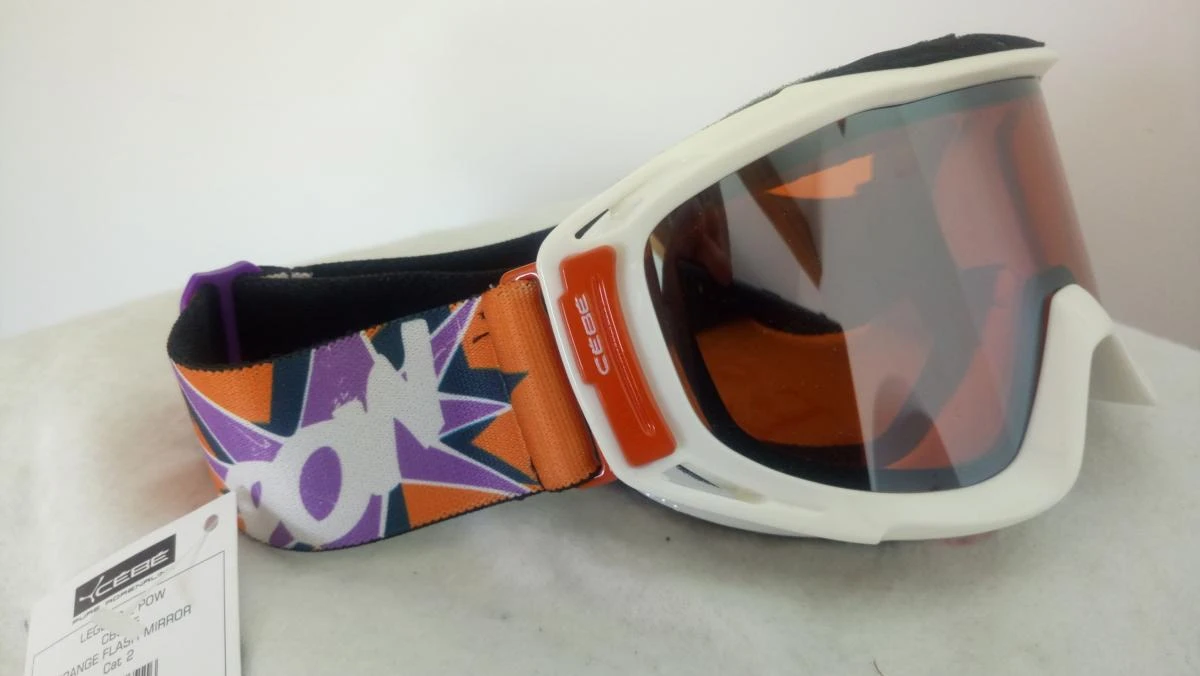 MASQUE DE SKI CEBE LEGEND L POW/ORANGE FLASH MIRROR CAT.2