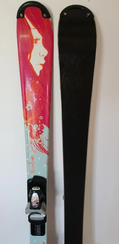SKI D'OCCASION JUNIOR WED'ZĂ STARLINER ROSE FIXATION AXIUM â Image 2