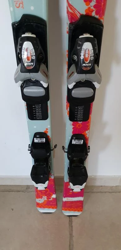 SKI D'OCCASION JUNIOR WED'ZĂ STARLINER ROSE FIXATION AXIUM â Image 3