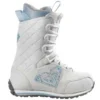 BOOTS DE SNOWBOARD NEUVE ROXY TRACK LACE WOMEN'S WHITE BLUE