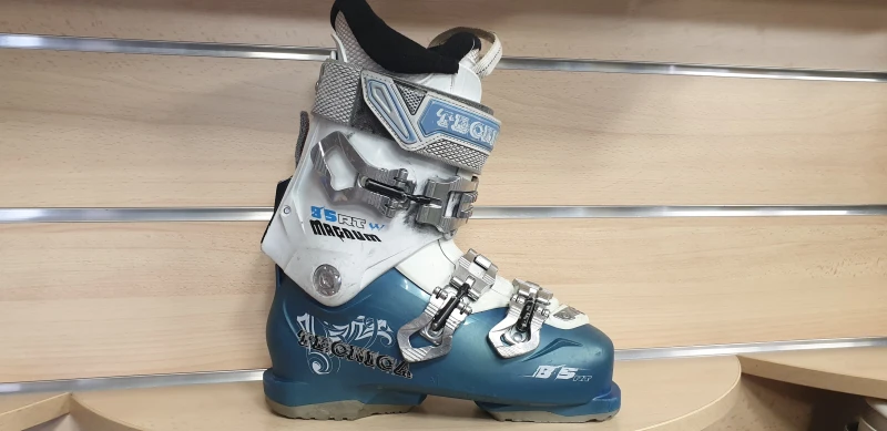 CHAUSSURE DE SKI D'OCCASION FEMME TECNICA RT 85 W MAGNUM WHITE BLUE