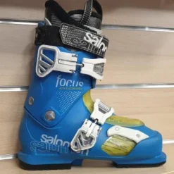 CHAUSSURE DE SKI D'OCCASION SALOMON FOCUS BLUE YELLO 2014
