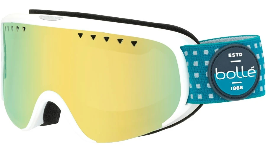 MASQUE DE SKI BOLLĂ SCARLETT MATTE WHITE GREY 2020 SUNSHINE S.3