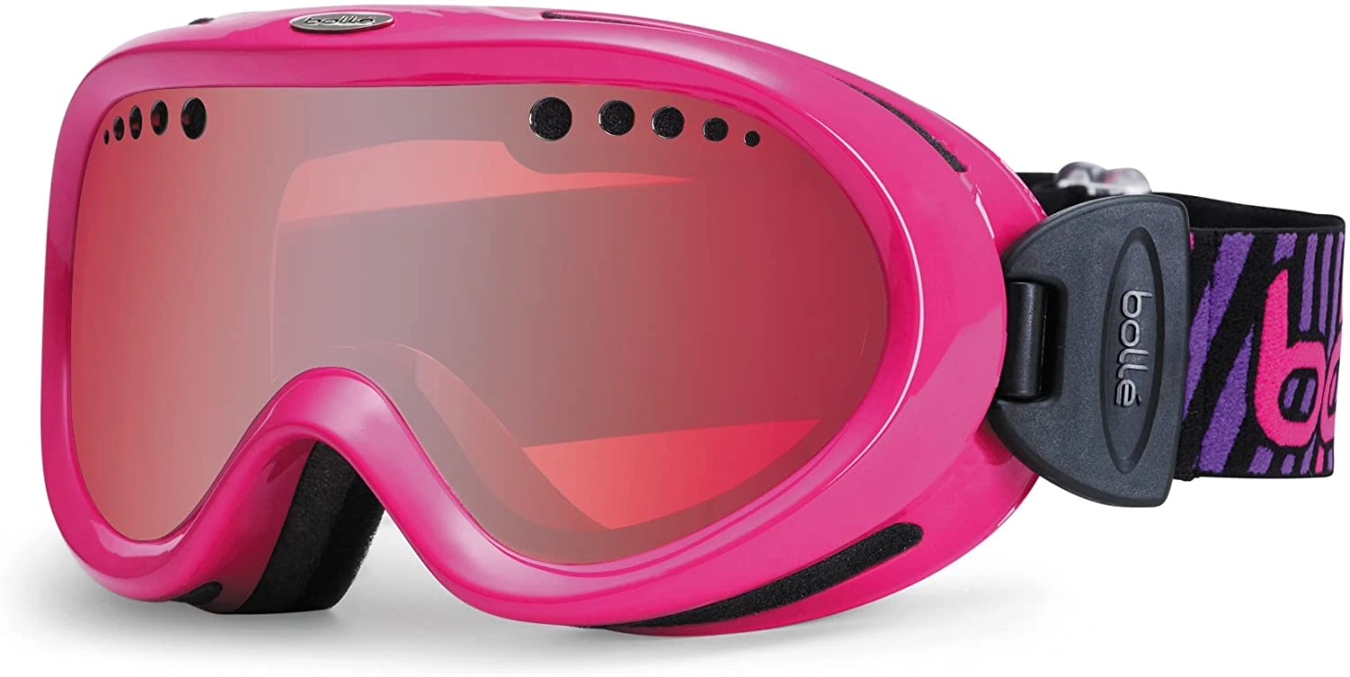 MASQUE DE SKI BOLLĂ NEBULA SHINY PINK STRIPESVERMILLON GUN S.2