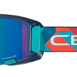 MASQUE DE SKI ENFANT CÉBÉ SUPER BIONIC BLUE RAINBOW 2020 BROWN FLASH BLUE CAT 3