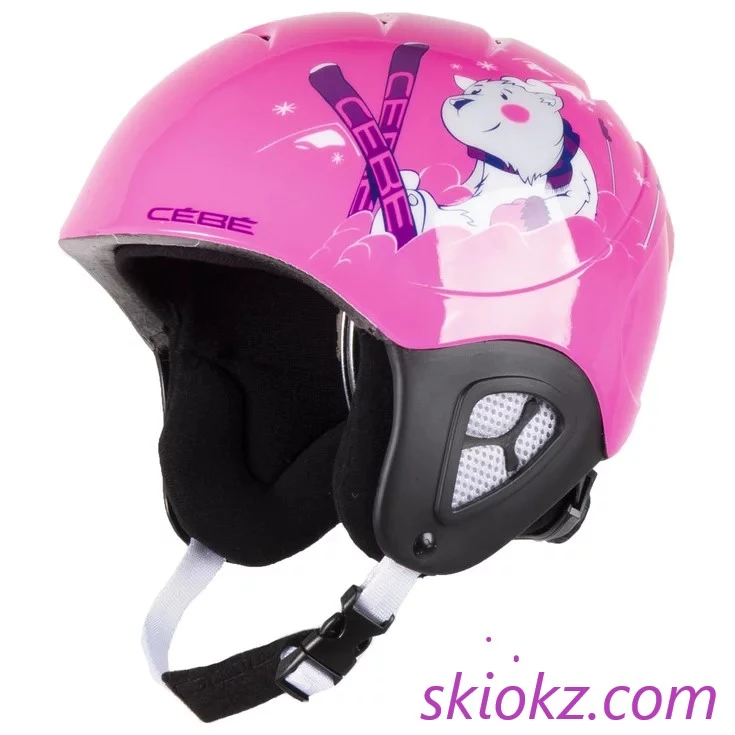 CASQUE DE SKI/SNOW JUNIOR CÉBÉ PLUMA ROSE