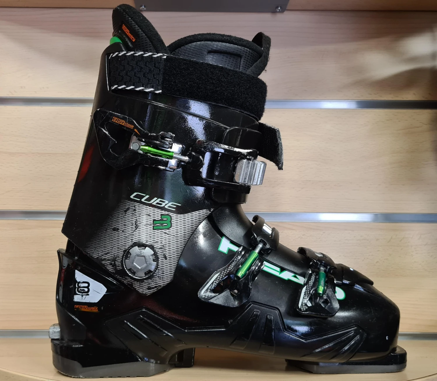 CHAUSSURE DE SKI D'OCCASION HOMME HEAD CUBE 3 BLACK GREEN
