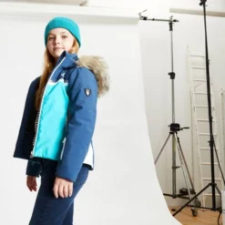 VESTE DE SKI TECHNIQUE JUNIOR FILLE DARE 2 B ESTIMATE 20K A CAPUCHE