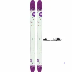SKI NEUF FEMME FREERIDE ROSSIGNOL STAR 7 + FIXATION ROSSIGNOL AXIUM 120