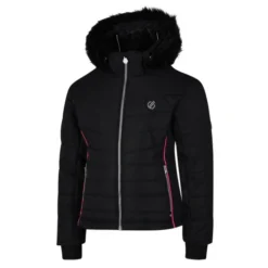 VESTE DE SKI JUNIOR FILLE DARE 2B PREDATE BLACK DGP332