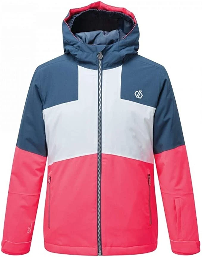 VESTE DE SKI TECHNIQUE ENFANT DARE 2B CAVALIER 20K NEON PINK