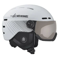 CASQUE DE SKI/SNOW CÉBÉ FIREBALL MATT WHITE LINE PHOTOCHROMIQUE 1-3